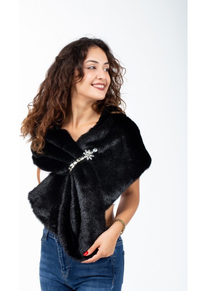 Içten Geçmeli Gelin Abiye Tilki Kürk Bolero