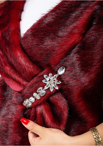 Içten Geçmeli Gelin Abiye Tilki Kürk Bolero indirimleri