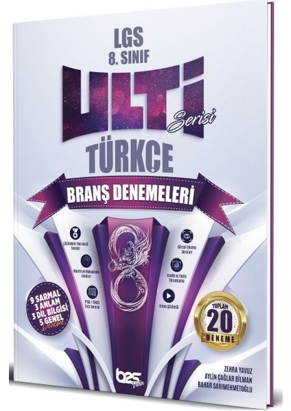 8. Sınıf Türkçe Ulti Serisi Denemeleri 2023