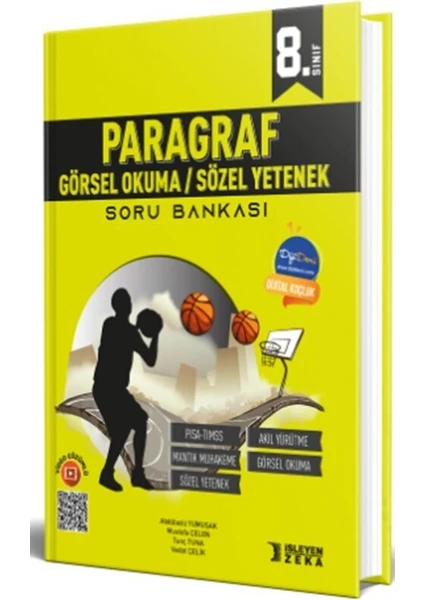 İşleyen Zeka Yayınları 8. Sınıf Paragraf Görsel Okuma Sözel Yetenek Soru Bankası