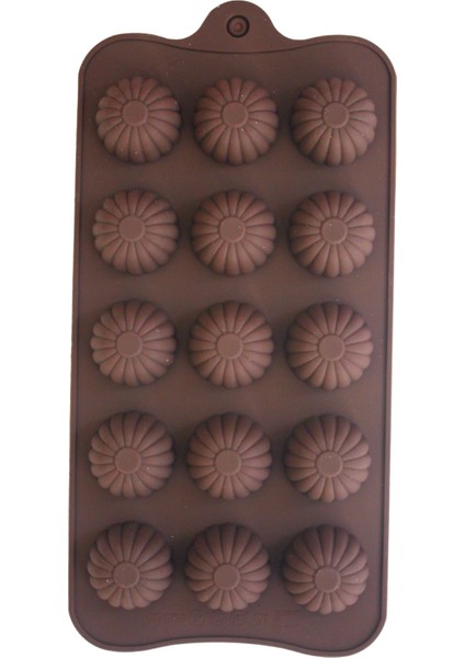 Spiral Yuvarlak Silikon Çikolata Kalıbı