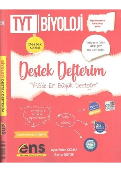 TYT Biyoloji Destek Defterim 2023