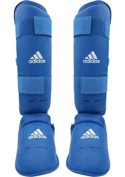 Wkf Onaylı Karate Kaval Ayak Koruyucu Mavi - Kırmızı