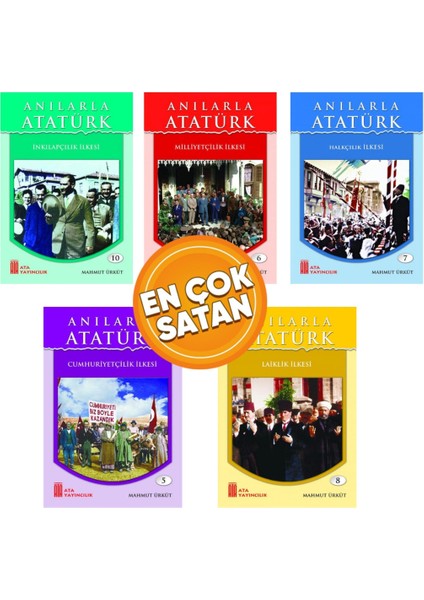 3.Ve 4. Sınıflar Için Mustafa Kemal Türk Serisi 5 Kitap