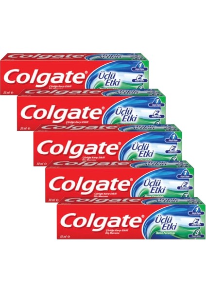 Üçlü Etki 5 x 50 ml