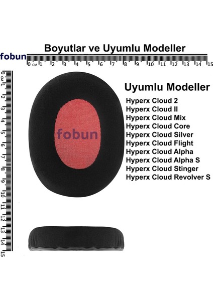 Kingston Kulaklık Pedi Kulaklık Süngeri Kingston Hyperx Cloud 2 Cloud Stinger Cloud Flight Cloud Silver Cloud Alpha S Cloud Core Uyumlu Kulaklık Süngeri Kulaklık Yastığı