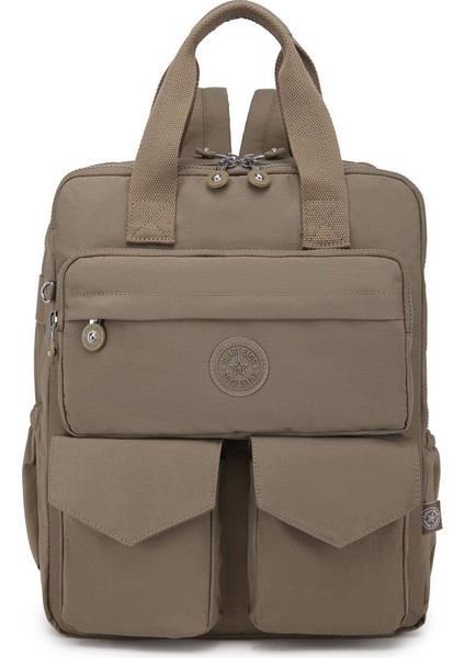 Büyük Boy Krinkıl Kumaş Sırt Çantası Smart Bags 1175