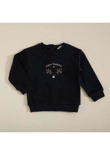 Party Baskılı Tshirt Antrasit