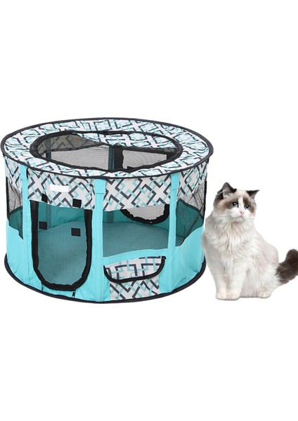 Katlanabilir Pet Kedi Köpek Çadır Doğum Odası Mavi/yeşil/gri Kapalı Kedi Damızlık Çadır Köpek Kafesi (Yurt Dışından)