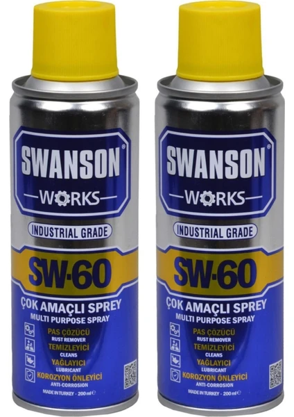 Swanson Works Sw-60 200 ml 2'li Set