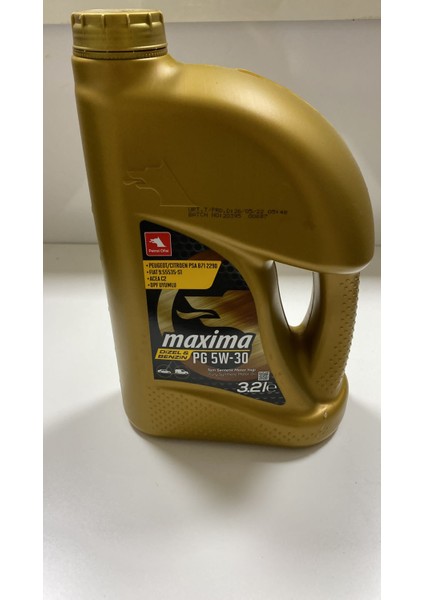 Pg 5W-30 3,2 Lt Motor Yağı ( Üretim Yılı: 2022 )