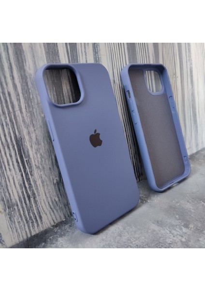 iPhone 14 (6.1) Uyumlu Lansman Içi Kadife Silikon Kılıf