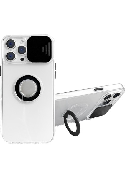 iPhone 13 Pro Max Rings Cam Slide Kılıf