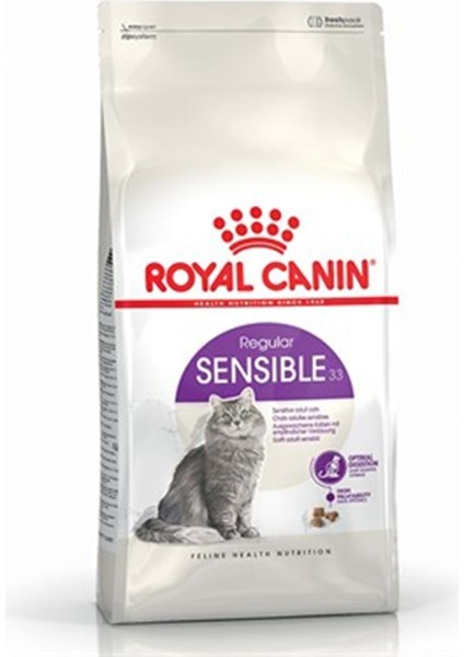 Sensible 33 Hassas Sindirim Sistemli Kediler Için Yetişkin Kedi Maması 4kg