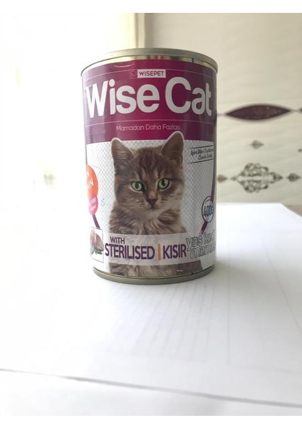 Wise Cat Kısırlaştırılmış Kedi Konserve Maması 400 gr