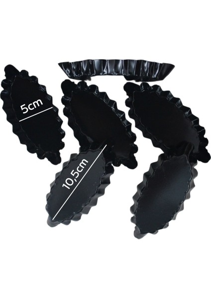 Teflon Mekik Tartolet Kalıbı 6 Lı Set