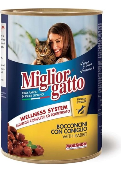 Kedi Konservesi Tavşanlı 405GR