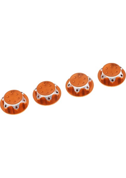 1: 8 Ölçekli 17MM Tekerlek Bağlantı Elemanı 1/8 Rc Araçlar Için Kilit Somunları Turuncu