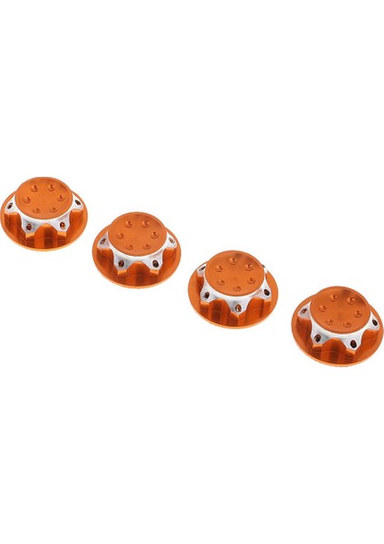 1: 8 Ölçekli 17MM Tekerlek Bağlantı Elemanı 1/8 Rc Araçlar Için Kilit Somunları Turuncu fırsatları