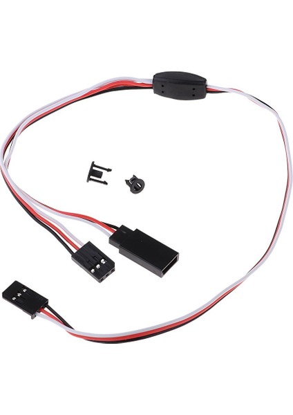 12 LED Flash Flaş Işıkları Lamba Kitleri 1/10 SCX10 CC01 Hsp Rc Car