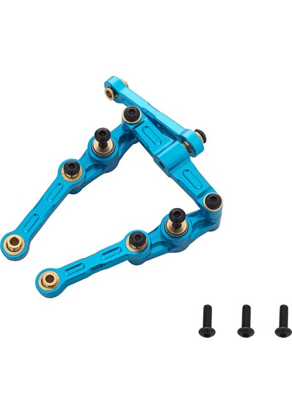 TT02 TT02D Için Metal Direksiyon Bağlantıları 1/10 Rc Araç Parçaları Mavi fırsatları
