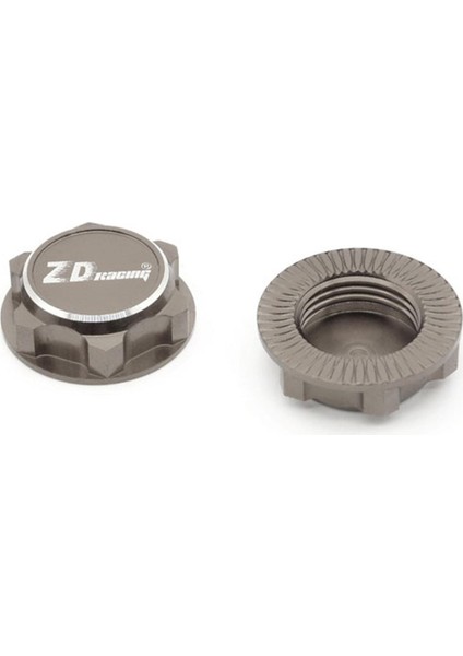 4pcs 17MM Tekerlek Somunları 1: 8 Rc Araba Tırmanma Arabası Acc Yükseltme Titanyum Gri