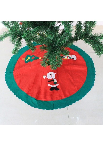 ZHKJ Shop 2 Adet 90CM Noel Ağacı Etek (Tek Desen, Desen Rastgele Teslimat) (Yurt Dışından)