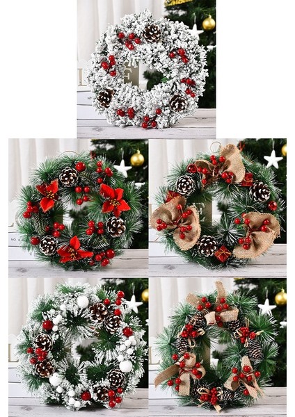 23CM Noel Çelenk, Spesifikasyon: Sıradan Beyaz Kar (Yurt Dışından)