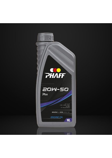 PHAFF-0620501 20W/50 1lt Apı Sl / Cf Motor Yağı (Üretim Yılı: 2022)
