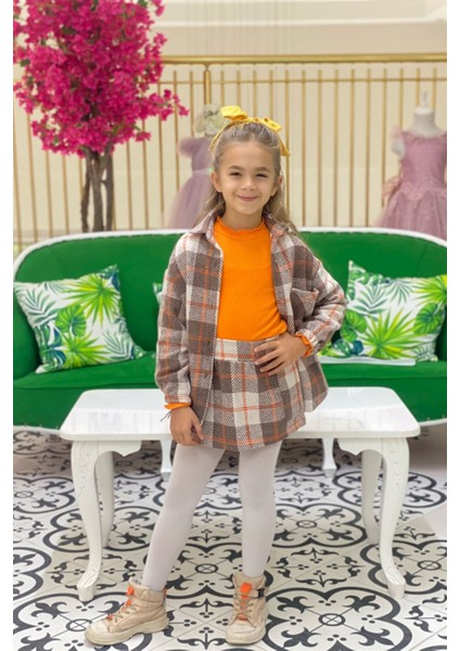 Mojo Kız Çocuk Kaşkorse Bisiklet Yaka Body 3429 Turuncu modelleri