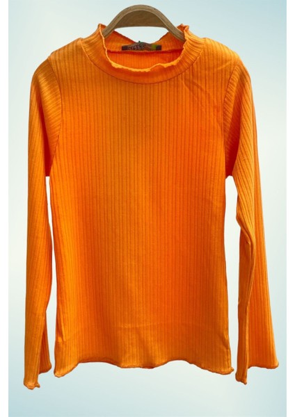 Mojo Kız Çocuk Kaşkorse Bisiklet Yaka Body 3429 Turuncu fırsatları