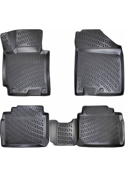 Ford S-Max 2014 Sonrası 3D Havuzlu Siyah Paspas Seti