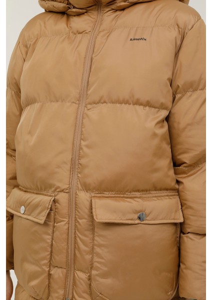 W-Bella Coat 2pr Camel Kadın Uzun Kaban