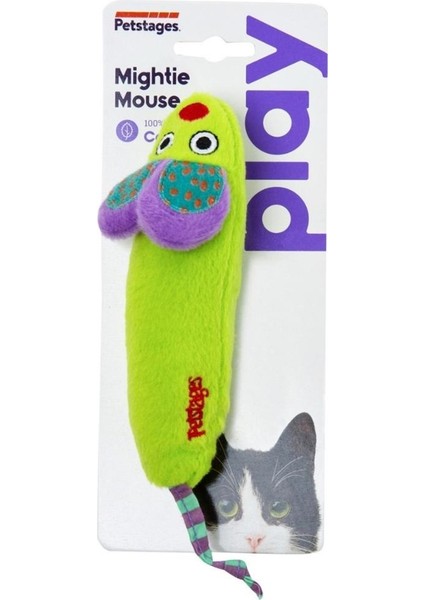 Petstages Green Magic Mightie Mouse (Sadece Kuzey Amerika'Da Yetiştirilen Çok Özel Catnipli Kedi Oyuncağı)