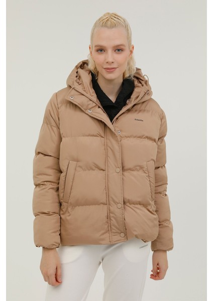 W-SN2020 Bıanca Coat 2pr Camel Kadın Kısa Kaban