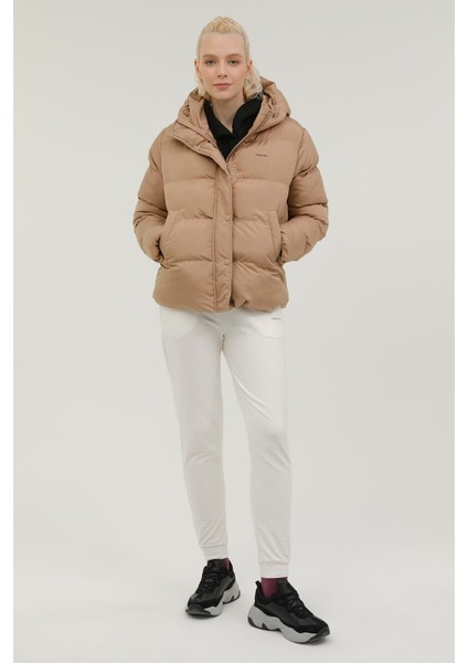 W-SN2020 Bıanca Coat 2pr Camel Kadın Kısa Kaban