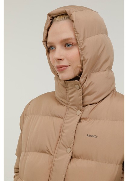 W-SN2020 Bıanca Coat 2pr Camel Kadın Kısa Kaban