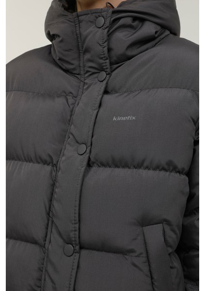 W-SN2020 Bıanca Coat 2pr Antrasit Kadın Kısa Kaban fırsatları