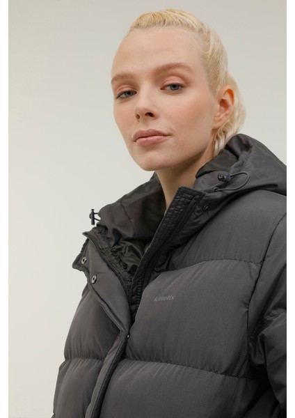 W-SN2020 Bıanca Coat 2pr Antrasit Kadın Kısa Kaban indirimleri