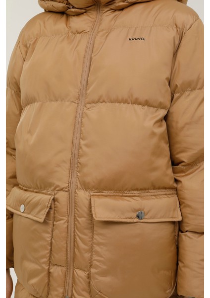 W-Bella Coat 2pr Camel Kadın Uzun Kaban