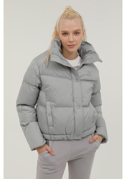 W-SN38 Candy Coat 2pr Gri Kadin Kisa Kaban
