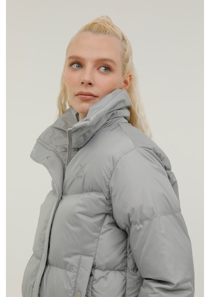 W-SN38 Candy Coat 2pr Gri Kadin Kisa Kaban indirimleri
