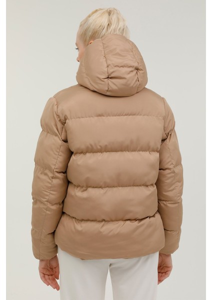 W-SN2020 Bıanca Coat 2pr Camel Kadın Kısa Kaban
