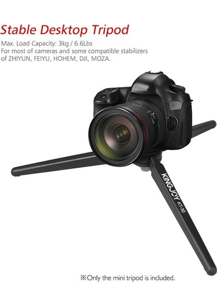 JCS WeiLan Taşınabilir Mini Tripod - Siyah