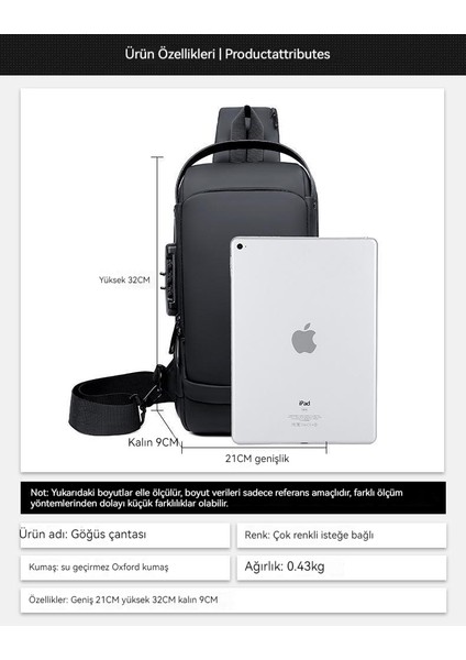 Erkek Moda Omuz Çantası Spor Eğlence Çok Fonksiyonlu Crossbody Çanta(Yurt Dışından) fırsatları