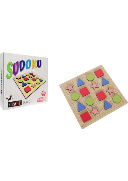 Çocuklar Için Şekillerle Ahşap Sudoku fiyatları
