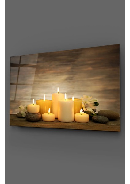 3 Boyutlu Mum Cam Tablo