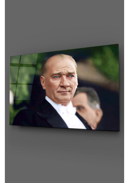 Atatürk Renkli Cam Tablo
