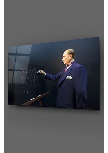 Atatürk Yazı Tahtası Cam Tablo