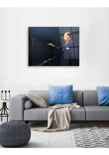 Atatürk Yazı Tahtası Cam Tablo